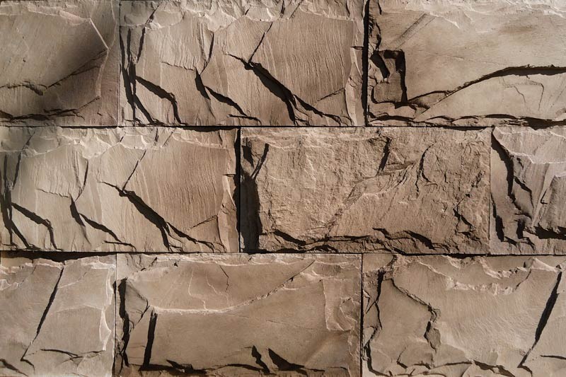 Фасадная облицовочная плитка Денвер «под натуральный пилёный камень», ЭкоСтоун